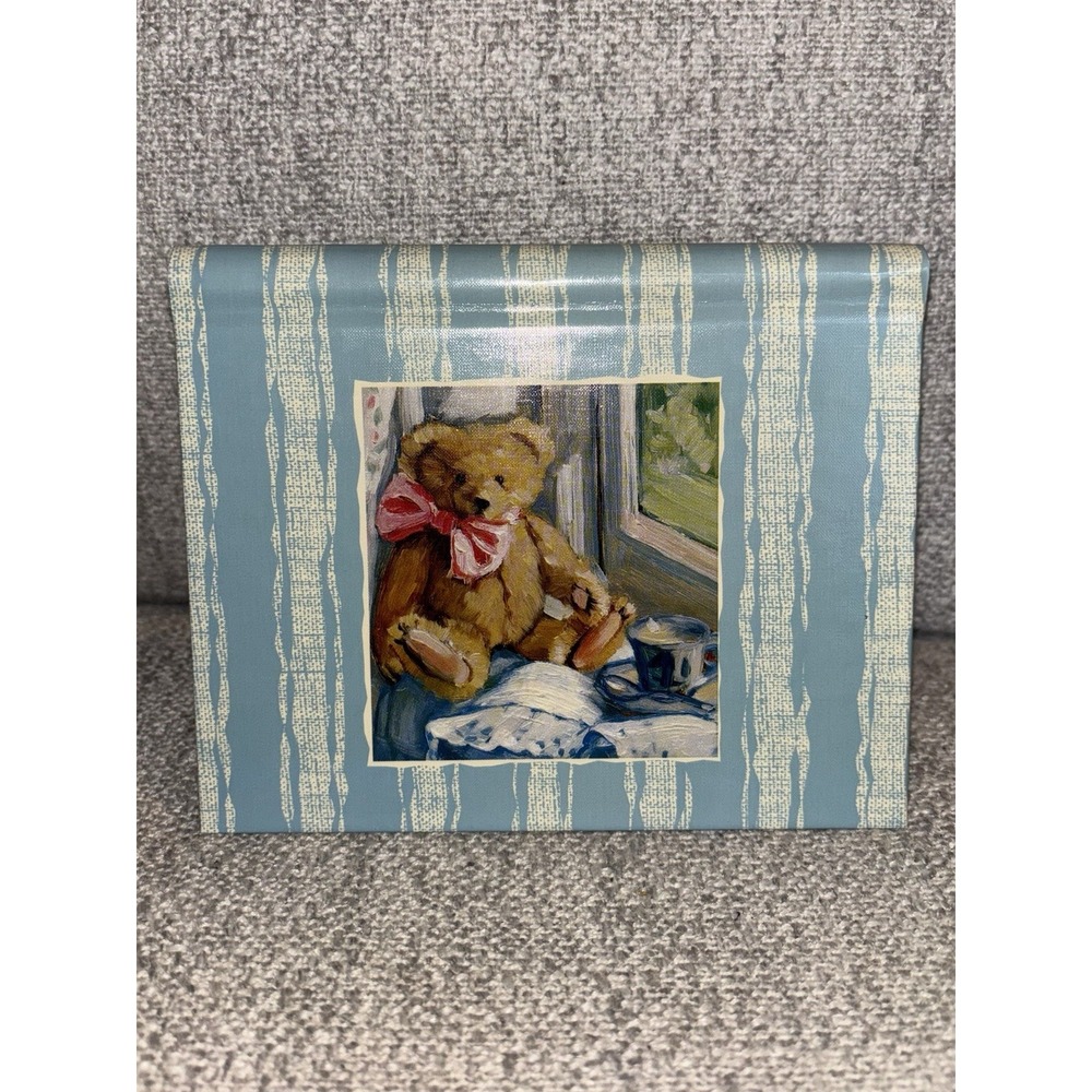 Vintage Hallmark Baby Book Teddy Bear Keepsake Snapshot Album Journal Memories